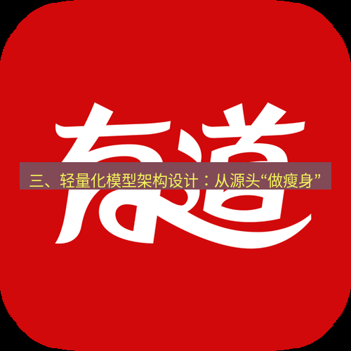 有道翻译官网 三、轻量化模型架构设计：从源头“做瘦身”