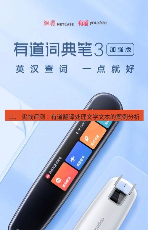 有道翻译官网 二、 实战评测：有道翻译处理文学文本的案例分析