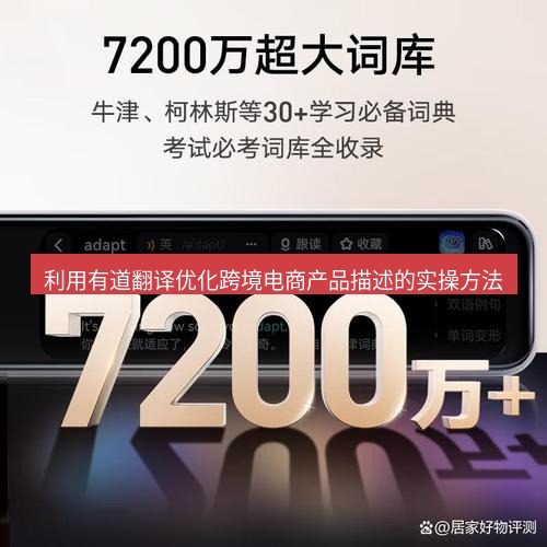 有道翻译官网 利用有道翻译优化跨境电商产品描述的实操方法