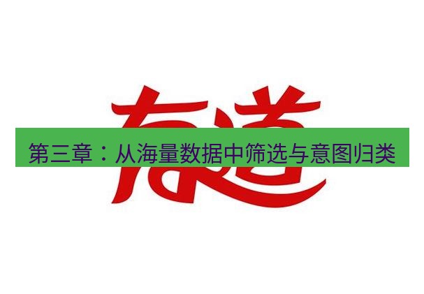有道翻译官网 第三章：从海量数据中筛选与意图归类
