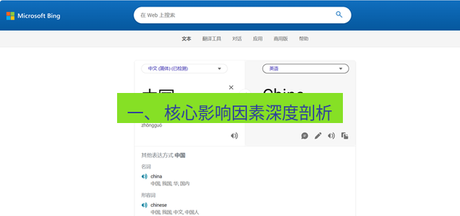 有道翻译官网 一、 核心影响因素深度剖析
