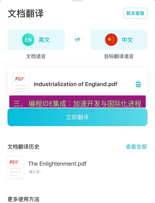 有道翻译官网 三、 编程IDE集成：加速开发与国际化进程