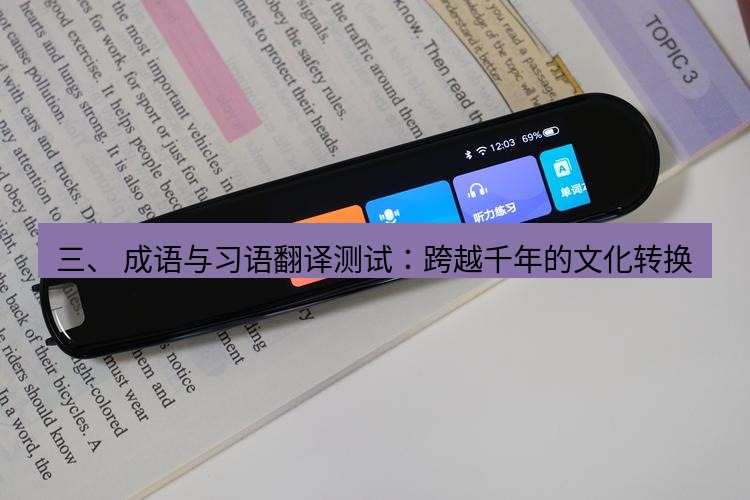 有道翻译官网 三、 成语与习语翻译测试：跨越千年的文化转换