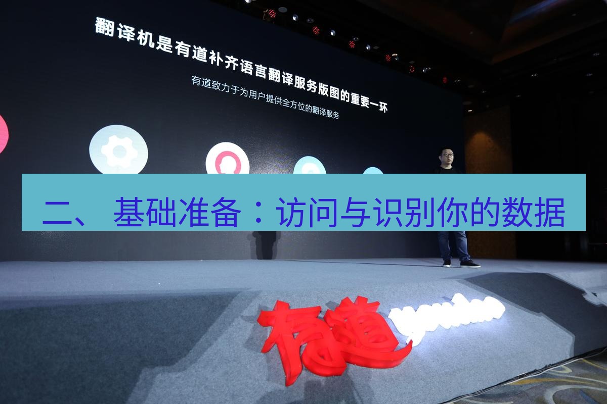有道翻译官网 二、 基础准备：访问与识别你的数据