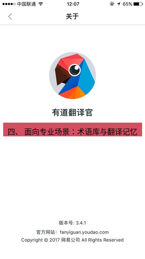 有道翻译官网 四、 面向专业场景：术语库与翻译记忆