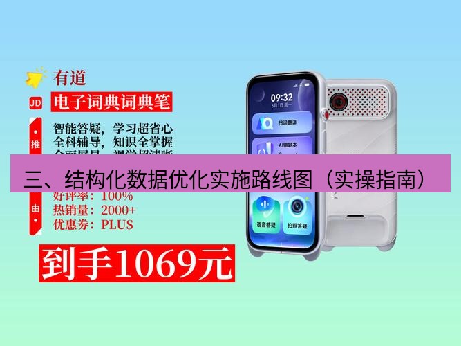 有道翻译官网 三、结构化数据优化实施路线图（实操指南）
