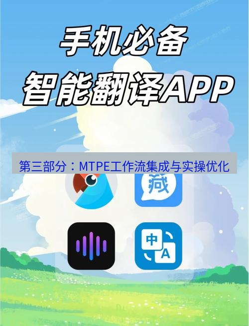有道翻译官网 第三部分：MTPE工作流集成与实操优化