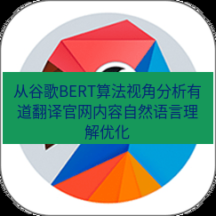 有道翻译官网 从谷歌BERT算法视角分析有道翻译官网内容自然语言理解优化