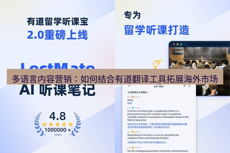有道翻译官网 多语言内容营销：如何结合有道翻译工具拓展海外市场