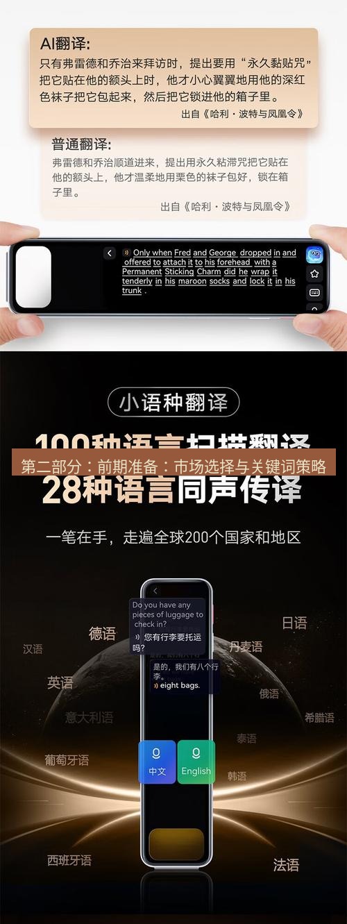 有道翻译官网 第二部分：前期准备：市场选择与关键词策略