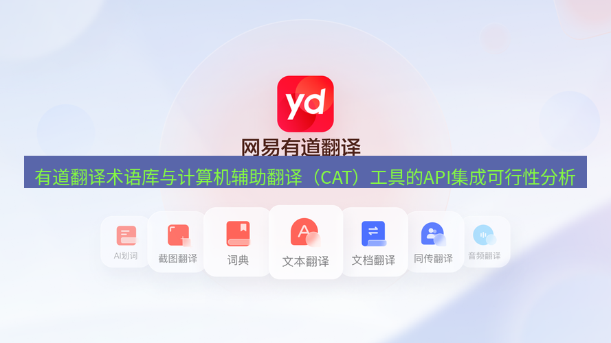 有道翻译官网 有道翻译术语库与计算机辅助翻译（CAT）工具的API集成可行性分析