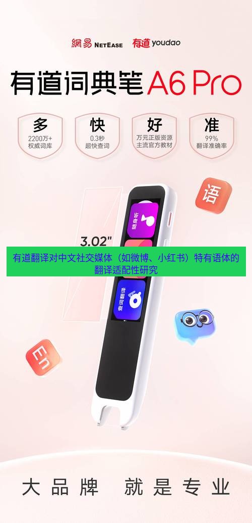 有道翻译官网 有道翻译对中文社交媒体（如微博、小红书）特有语体的翻译适配性研究